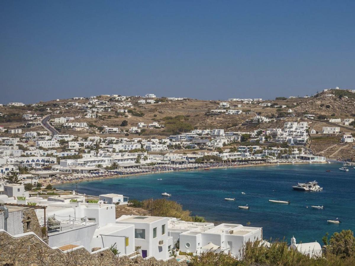 Modern Cycladic Sea View House Ornos (Mykonos) Exterior foto