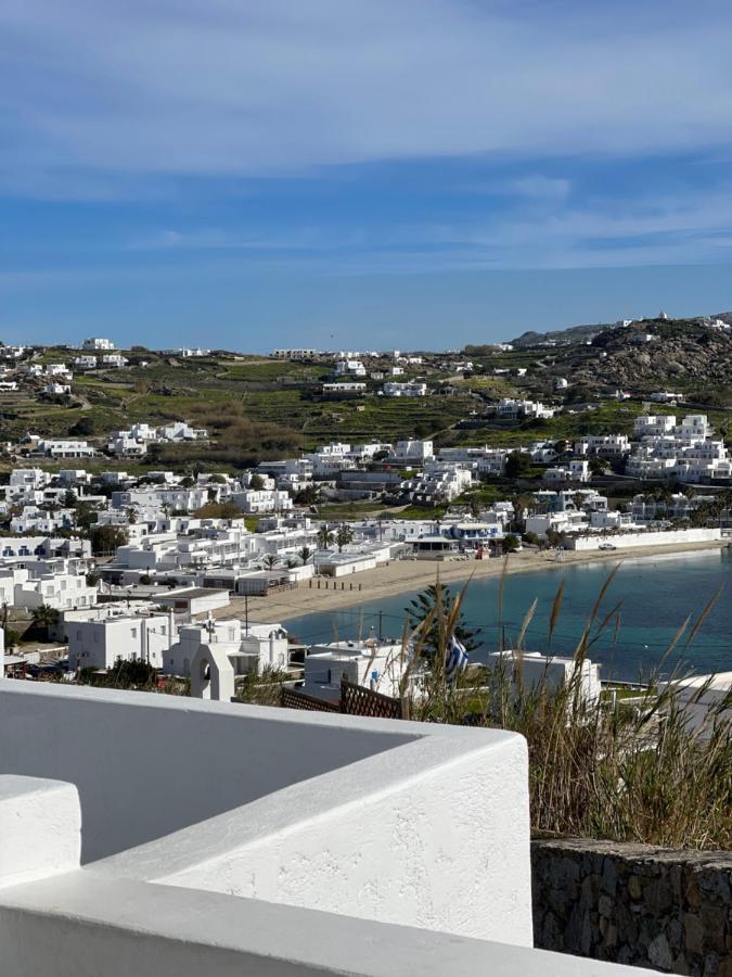 Modern Cycladic Sea View House Ornos (Mykonos) Exterior foto