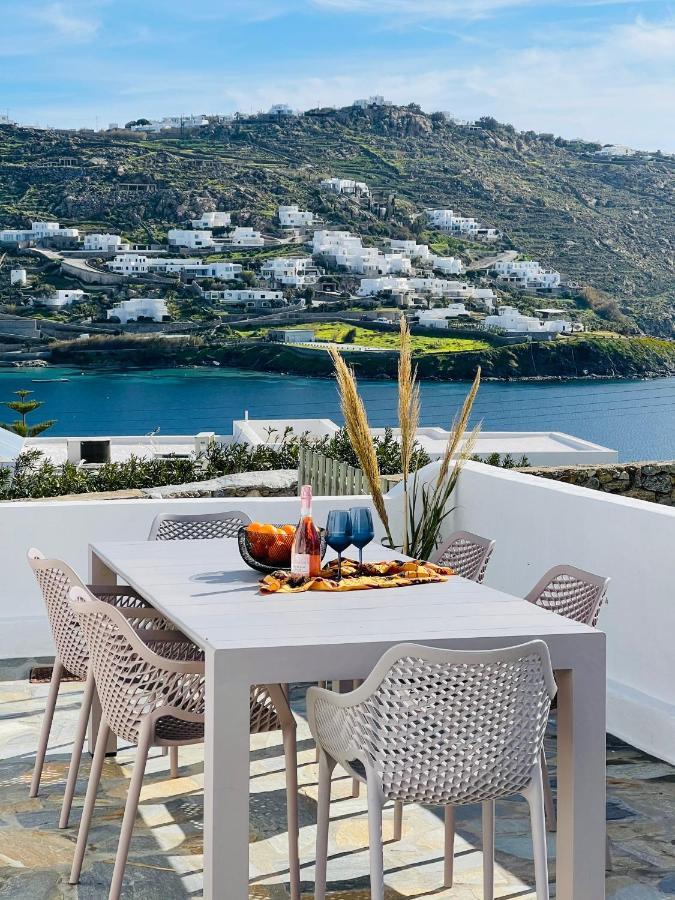 Modern Cycladic Sea View House Ornos (Mykonos) Exterior foto