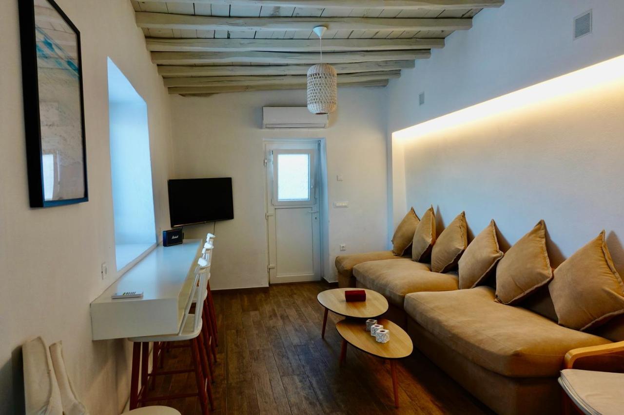 Modern Cycladic Sea View House Ornos (Mykonos) Exterior foto